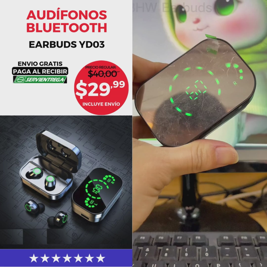 AUDIFONOS BLUETOOTH YD03